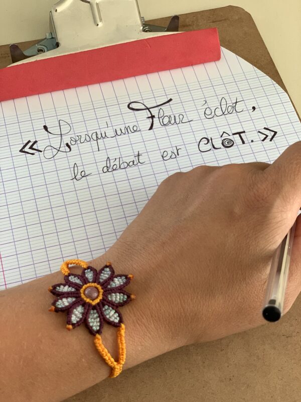 Bracelet "FLEUR DE GAZANIA" – Image 2