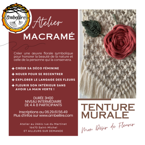 Atelier Macramé | Tenture murale